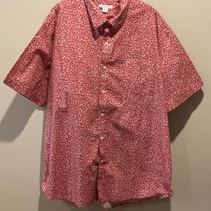 Mens Button Up flowered shirt